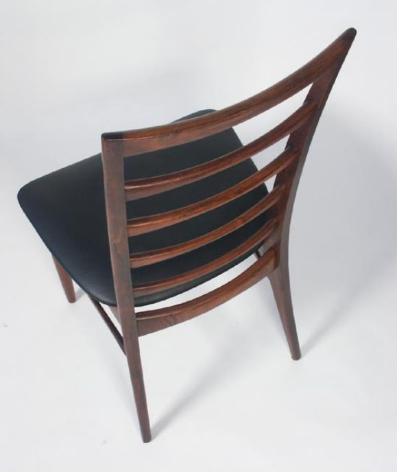 Danish Set of 6 Rosewood Dining Chairs by Kai Christiansen