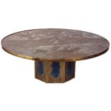 "The Story Of Chan" Patinated Bronze Coffee Table by Laverne