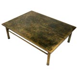 Patinated Bronze table by Laverne Featuring Constellations