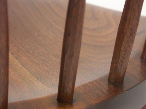 Pair of Nakashima Mira Stools in Walnut 3