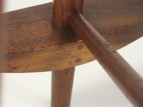 Pair of Nakashima Mira Stools in Walnut 2