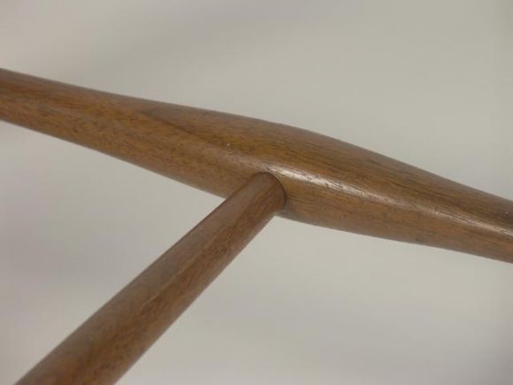 American Pair of Nakashima Mira Stools in Walnut