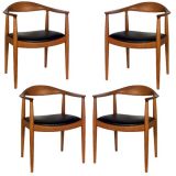Set of Four Hans Wegner The Chairs in Oak