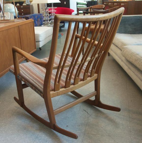 Adorable Low Rocking Chair by Hans Wegner