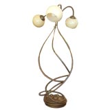 Scandinavian 3 Branch Serpentine Lamp