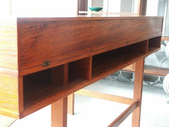 20th Century Teak Folding Desk attributed to Jens Quistgaard for Lovig