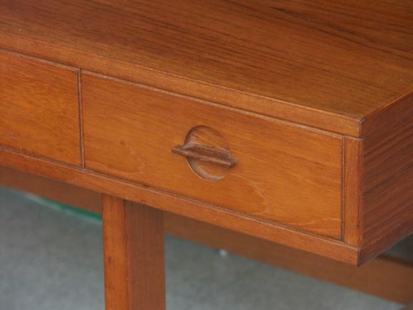 Danish Teak Folding Desk attributed to Jens Quistgaard for Lovig