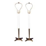 Pair Of Single Shaft Table Lamps by Stiffel