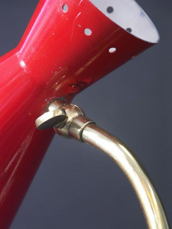 Dual Cone Italian Desk / Wall Lamp
