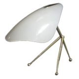 Adorable Italian Desk Lamp with Translucent Shade