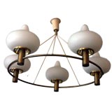 5 Shade Chandelier by Mogens Hammer and Henning