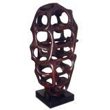 Vintage Surreal Sculptural Woodcarving by Mario Dal Fabbro