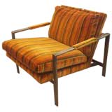 Milo Baughmann Bronze Lounge Chair for Thayer Coggin