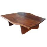 Walnut Coffee Table by Nakashima Woodworker Gino Russo