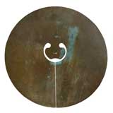 A Bronze Split Gong by Harry Bertoia