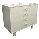 Vintage George Nelson Chest of Drawers in Ivory Lacquer