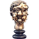 sculpture en bronze "Omaggio Ad Arcimboldo" de Miguel Berrocal