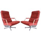 Pair of Impressive Lounge Chairs by Fabricius and Kastholm