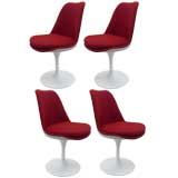 Set of Four Eero Saarinen Tulip Chairs for Knoll