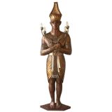 Huge Egyptian Pharoah Cinema Sconce Light