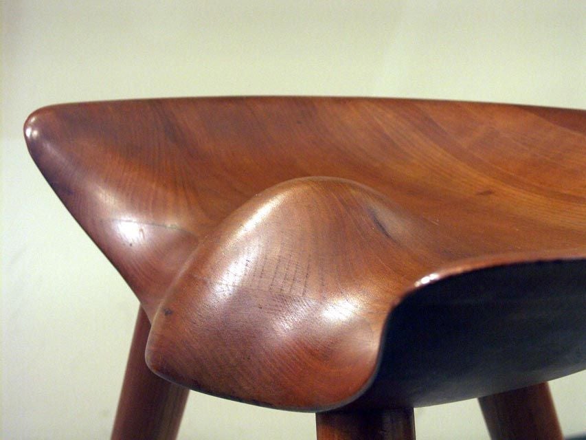 A teak "Taburet" Stool by Mogens Lassen