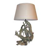 50
s Driftwood Table Lamp