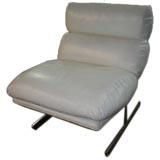 Kipp Stewart Leather Lounge Chair