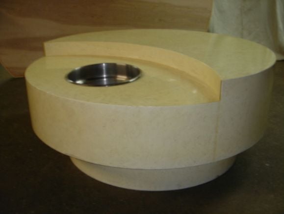 Willy Rizzo Rotating Cocktail Table