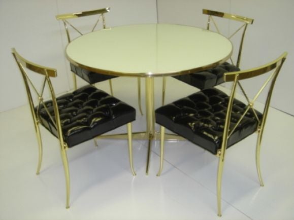 Billy Haines Breakfast Table and Chairs