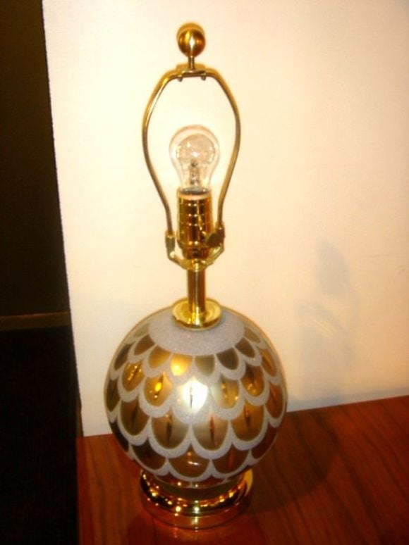 1940's Pair of Boudoir Lamps In Excellent Condition For Sale In New York, NY