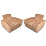 Pair of Rare Paul Frankl  "Speed Chairs"