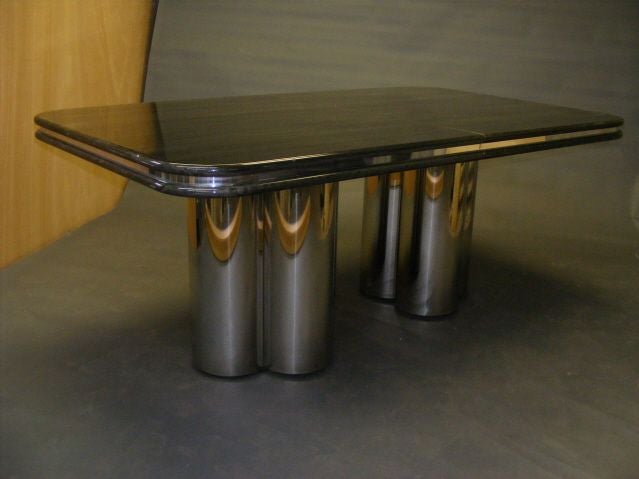 Faux Painted Snake Skin Dining Table