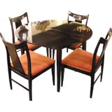 Mid Century Table and Six Chairs