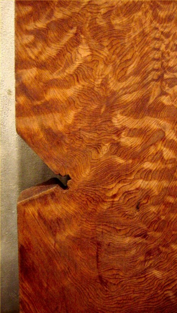 pair of redwood panels, ready to make into a screen or table For Sale 3