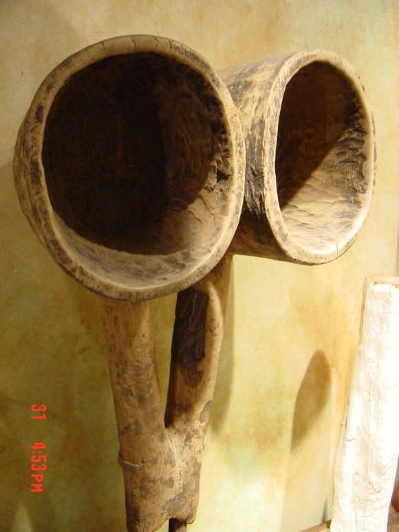 bellows for blacksmith in tribal Africa , used in forging iron 1
