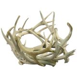 bowl made from naturally shed deer antlers