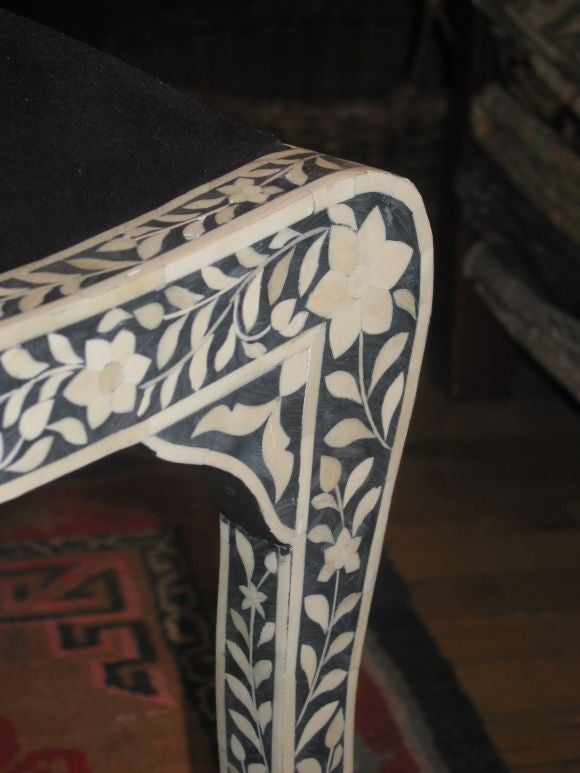 Ram's Head Rajasthani Bone-Inlaid Chairs 1