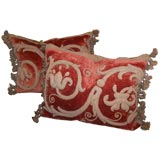 Italian Drapery Fabric Pillows