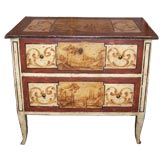 18th c. Italian Neoclassical Paint Decorated Commode