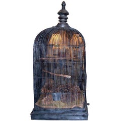 Antique Victorian Wire Birdcage