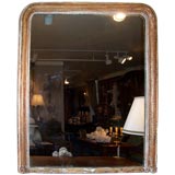 Louis Philippe Painted and Parcel Gilt Mirror