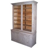 Large Neoclassical Style Painted Bibliotheque