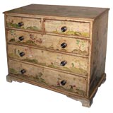 George III Style Chinoiserie Decorated Chest of Drawers