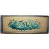 Decorative Chinoiserie Oil on Canvas