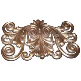 Italian Rococo Style Silver Gilt Architectural Fragment Italian Rococo Style Silver Gilt Architectural Fragment