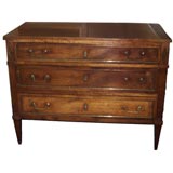 Antique Louis Philippe Brass Mounted Walnut Commode