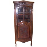 Louis XV Style Provincial Walnut Cabinet