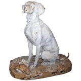 Cast Iron German Shorthaired Retriever by Alfred Jacquemart