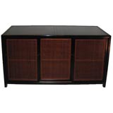 Baker Sideboard With Caned Sliding Doors