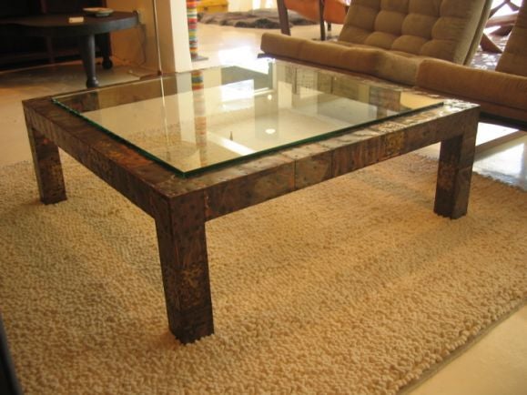 Late 20th Century Patchwork Paul Evans Coffee Table